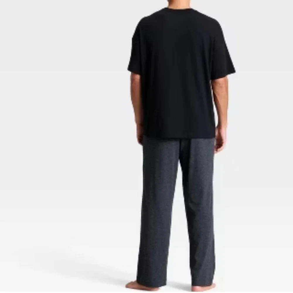 Goodfellow & Co Mens‎ Christmas Pajama Set Short Sleeve Crewneck Pants Lights S